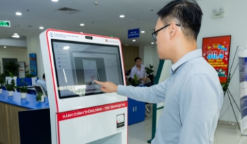 Agribank lan tỏa giá trị số từ mô hình Kiosk thông minh phục vụ hành chính công
