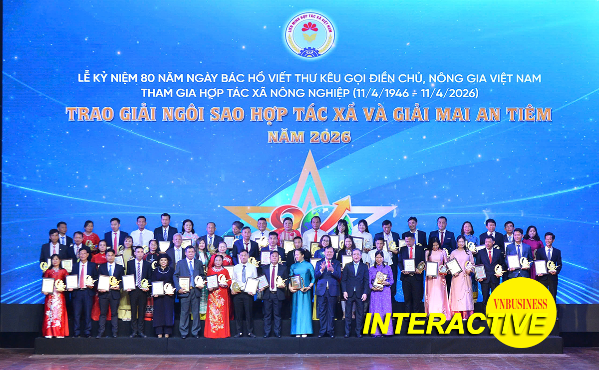 50 sản phẩm HTX đạt giải Mai An Tiêm 2026