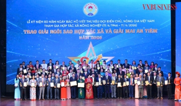 Vinh danh 100 HTX nhận Giải Ngôi sao Hợp tác xã và Giải Mai An Tiêm năm 2026
