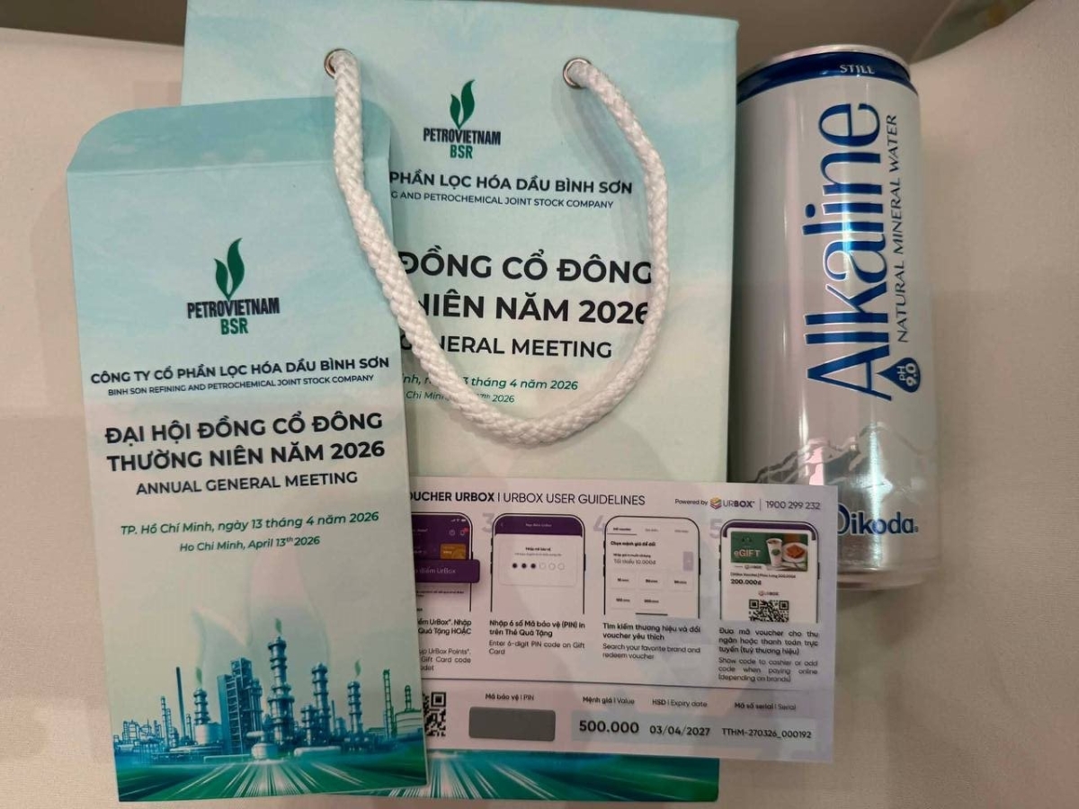 Để tri ân cổ đông tham dự, BSR tặng mỗi cá nhân một voucher Urbox trị giá 500.000 đồng.