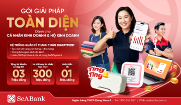 SeABank tung “combo” giải pháp toàn diện giúp hộ kinh doanh số hóa dòng tiền