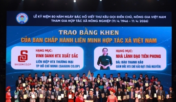 Saigon Co.op ghi dấu ấn kép nhân Ngày Hợp tác xã Việt Nam: Vinh danh cấp quốc gia, thúc đẩy tiêu dùng hàng Việt