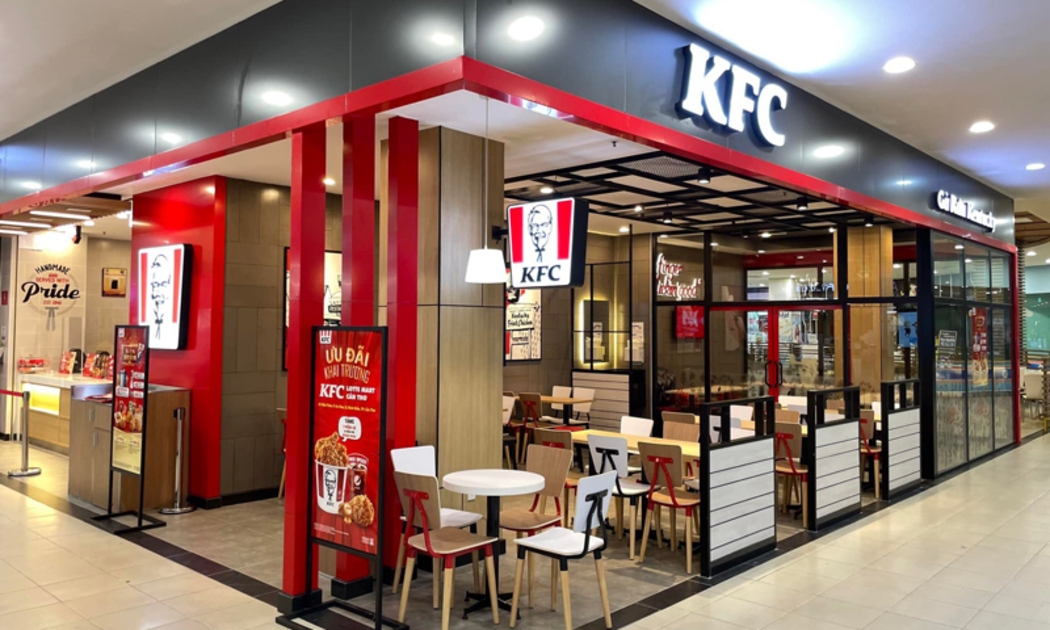 KFC là một trong những chuỗi F&B lớn tại Việt Nam