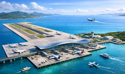 Khu vực Vân Phong được đề xuất xây sân bay trên mặt nước