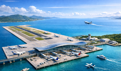 Khu vực Vân Phong được đề xuất xây sân bay trên mặt nước