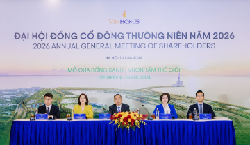 Vinhomes đặt mục tiêu lợi nhuận sau thuế 60.000 tỷ đồng năm 2026