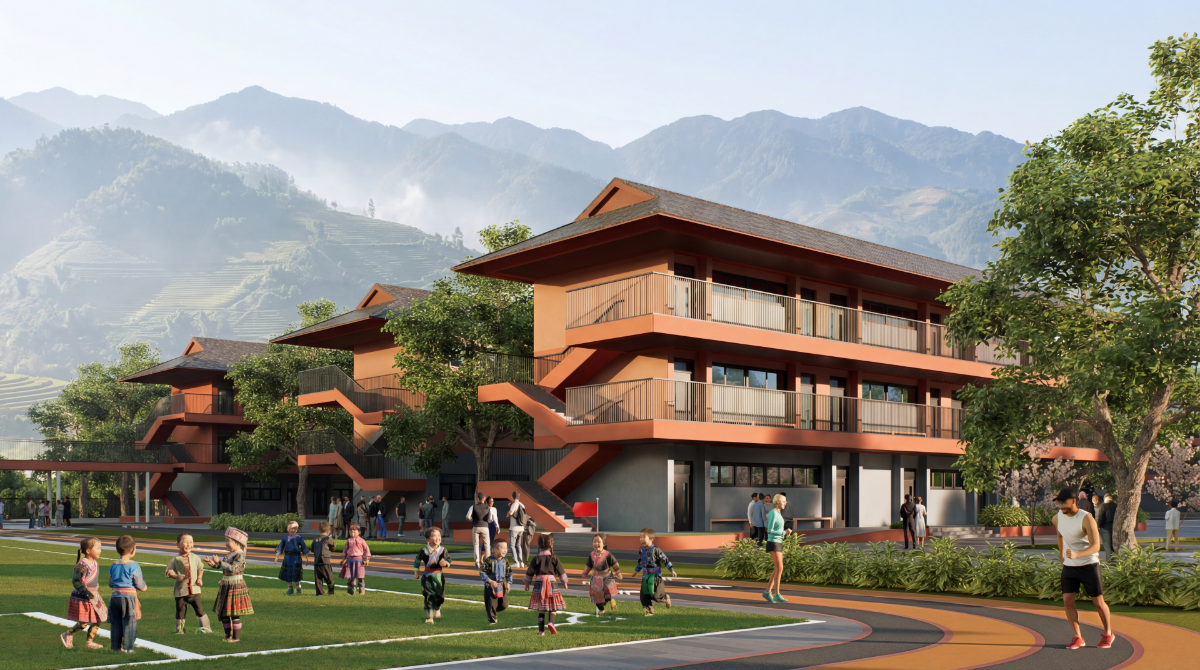 Sun Group đồng hành kiến tạo tương lai cho trẻ em vùng cao Điện Biên với công trình Trường nội trú liên cấp Si Pa Phìn.