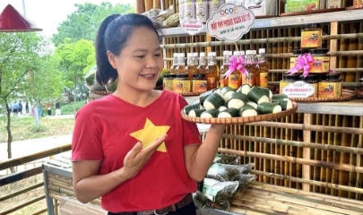 Hơn 100 sản phẩm OCOP của các địa phương hiện diện tại khu vực trung tâm Lễ hội.