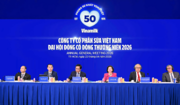 Vinamilk báo lãi Quý I/2026 tăng 55% so với cùng kỳ, cố tức tiền mặt tiếp tục duy trì mức cao
