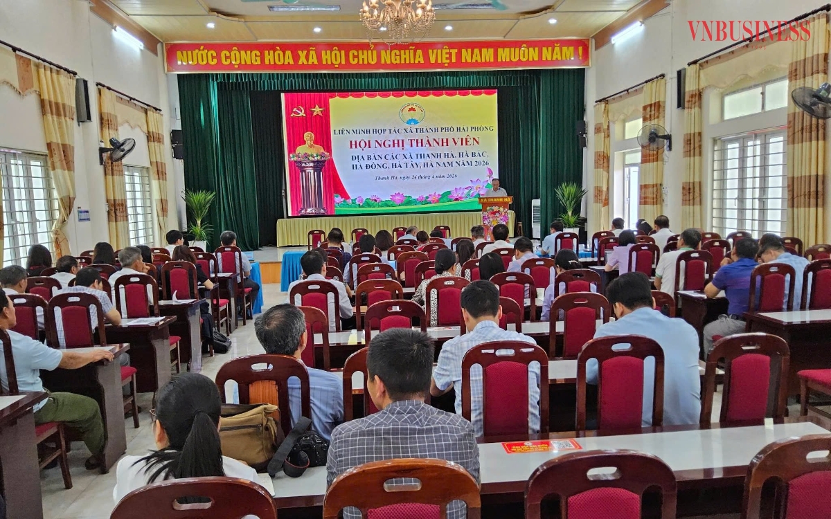 Quang cảnh hội nghị sinh hoạt thành viên địa bàn 5 xã.