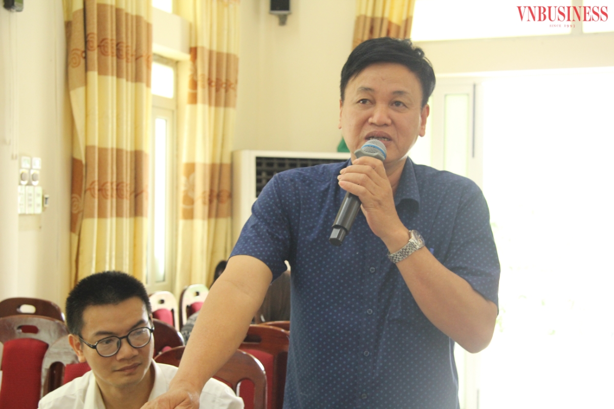 Đại diện các HTX tại Hải Phòng trình bày những khó khăn trong lĩnh vực thủy lợi.