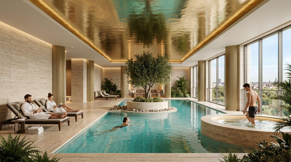 Không gian cho một trung tâm trị liệu Wellness chuyên sâu.