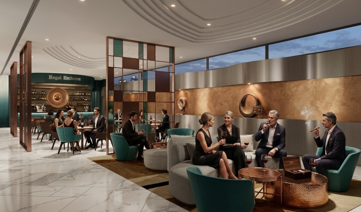 Sự hiện diện của 6 thương hiệu flagship.