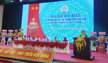 Đại hội Liên minh HTX TP Cần Thơ lần thứ I: KTTT, HTX góp phần thúc đẩy kinh tế địa phương