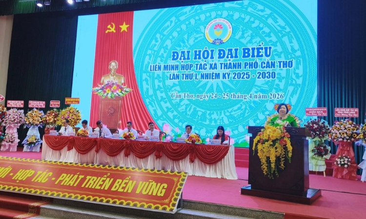 Đại hội Liên minh HTX TP Cần Thơ lần thứ I: KTTT, HTX góp phần thúc đẩy kinh tế địa phương