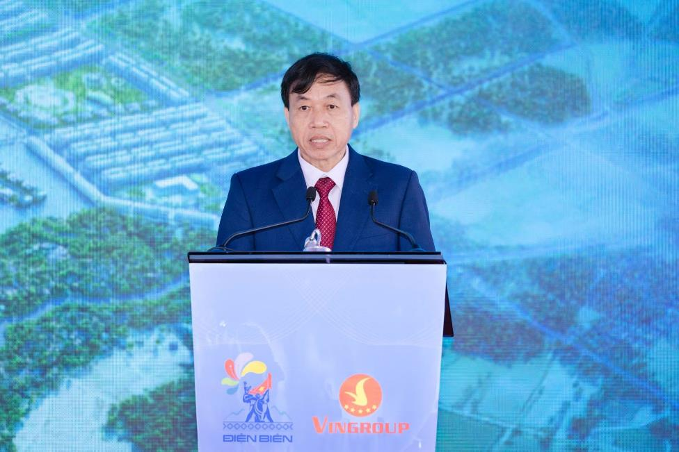 Ông Lê Văn Lương - Phó Bí thư Tỉnh ủy, Chủ tịch UBND tỉnh Điện Biên phát biểu chỉ đạo tại sự kiện.