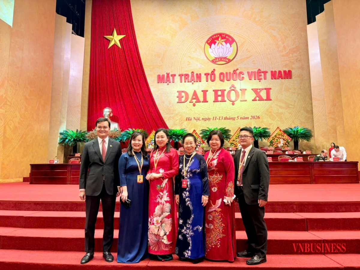Đoàn Liên minh HTX Việt Nam tham dự Đại hội chụp ảnh lưu niệm.