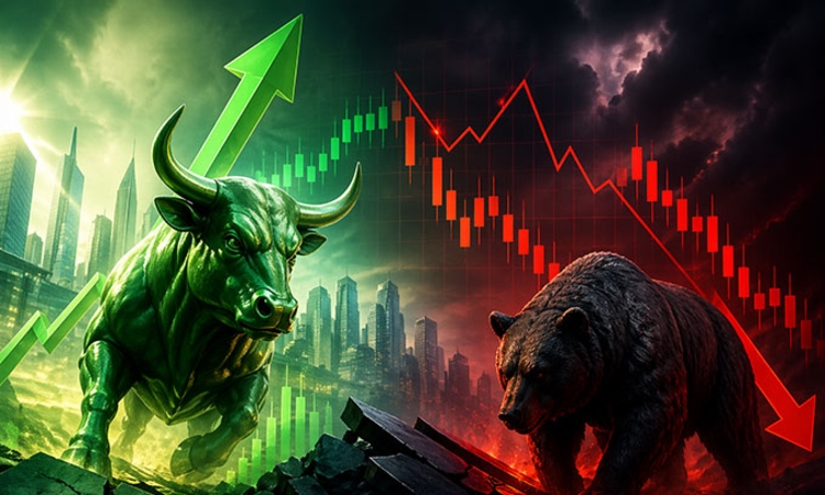 VN-Index loay hoay trước ngưỡng 1.900 điểm: Tiền lớn chưa đủ mạnh, áp lực chốt lời bủa vây