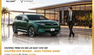 Bac A Bank thúc đẩy “giao thông xanh” bằng loạt ưu đãi tín dụng hấp dẫn