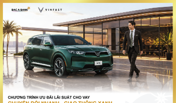 Bac A Bank thúc đẩy “giao thông xanh” bằng loạt ưu đãi tín dụng hấp dẫn