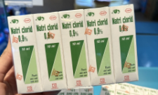 Lô thuốc Natri clorid 0,9% bị xác định không đạt chuẩn chất lượng.