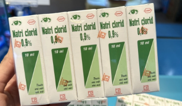 Bộ Y tế thu hồi toàn quốc lô thuốc nhỏ mắt Natri clorid