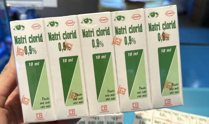 Lô thuốc Natri clorid 0,9% bị xác định không đạt chuẩn chất lượng.