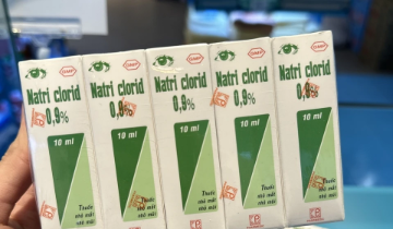 Bộ Y tế thu hồi toàn quốc lô thuốc nhỏ mắt Natri clorid