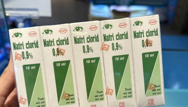 Lô thuốc Natri clorid 0,9% bị xác định không đạt chuẩn chất lượng.