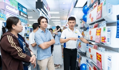 Điện máy Hà Nội sôi động sớm trước cao điểm mùa hè.