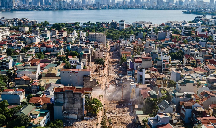 Nhiều hộ dân lo áp lực trả nợ khi nhà đất nằm trong diện giải tỏa.