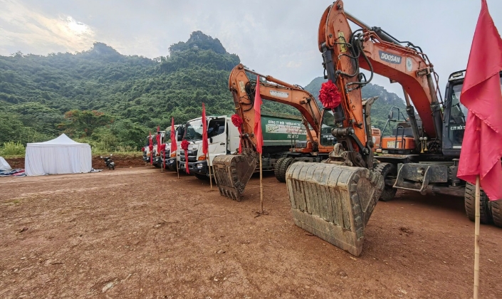 Phối cảnh Dự án Nhà máy Xử lý môi trường và Phát điện công nghệ cao Núi Thoong với tổng vốn đầu tư khoảng 5.250 tỷ đồng.