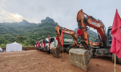 Phối cảnh Dự án Nhà máy Xử lý môi trường và Phát điện công nghệ cao Núi Thoong với tổng vốn đầu tư khoảng 5.250 tỷ đồng.