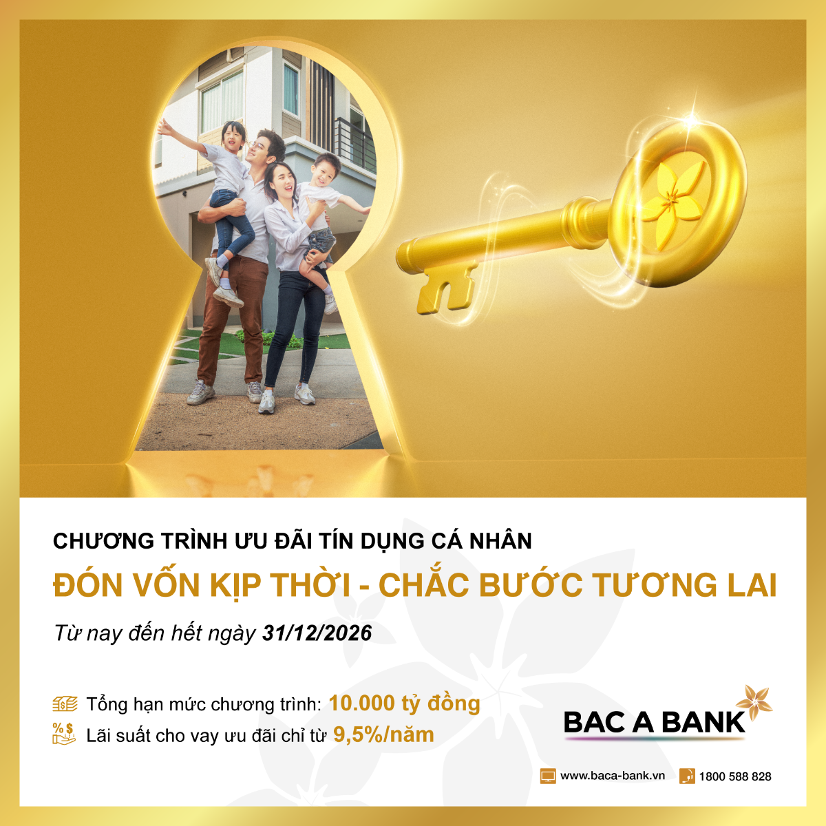 Bac A Bank cung cấp giải pháp vốn vay ưu đãi, linh hoạt dành cho khách hàng cá nhân.