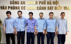 Các đối tượng bị bắt trong đường dây.