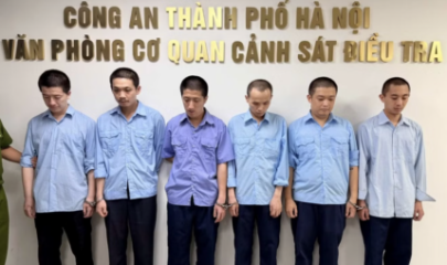 Các đối tượng bị bắt trong đường dây.