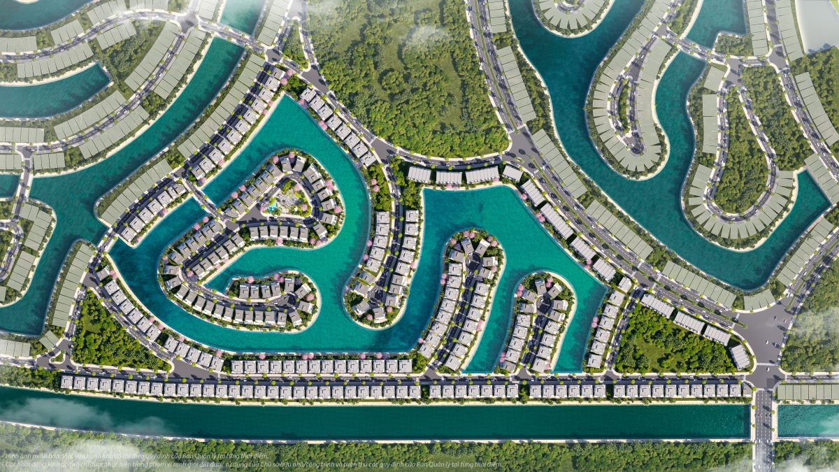 Khu The Tropic gồm 440 căn thấp tầng giới hạn nằm tại lõi tam giác vàng của Hải Phòng.