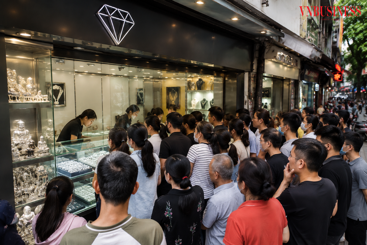 Biến động mạnh của giá bạc đang tác động đáng kể đến tâm lý nhà đầu tư trên thị trường kim loại quý.
