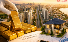 Doanh nghiệp địa ốc thử nghiệm cơ chế thanh toán nhà ở bằng vàng trên thị trường.