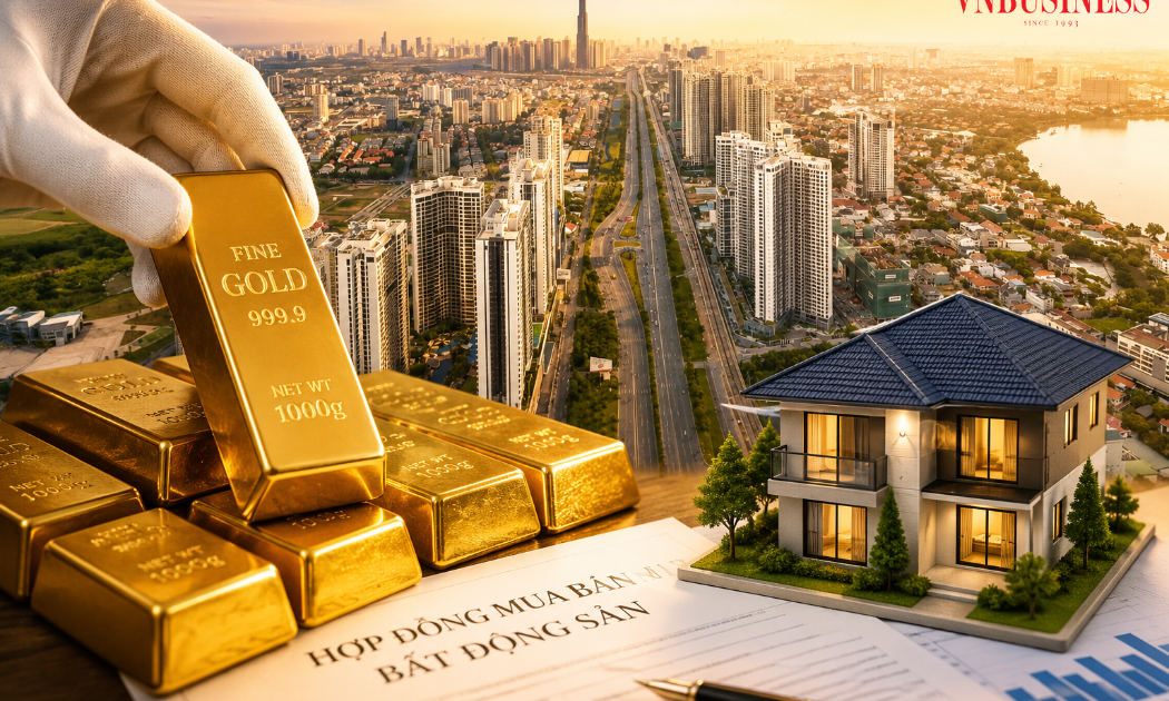Doanh nghiệp địa ốc thử nghiệm cơ chế thanh toán nhà ở bằng vàng trên thị trường.