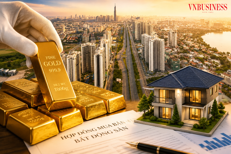 Lần đầu tiên xuất hiện doanh nghiệp dùng vàng để giao dịch mua nhà