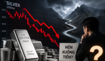 Giá bạc đổ đèo: Nhà đầu tư có nên xuống tiền?