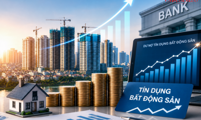 Dòng vốn tín dụng bất động sản tăng mạnh trong quý I/2026.