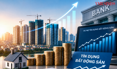 Dòng vốn tín dụng bất động sản tăng mạnh trong quý I/2026.