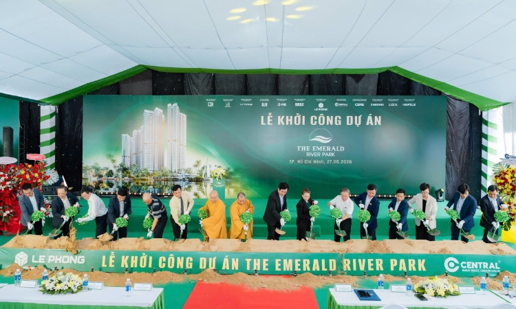 Lễ khởi công dự án khu căn hộ cao cấp The Emerald River Park.