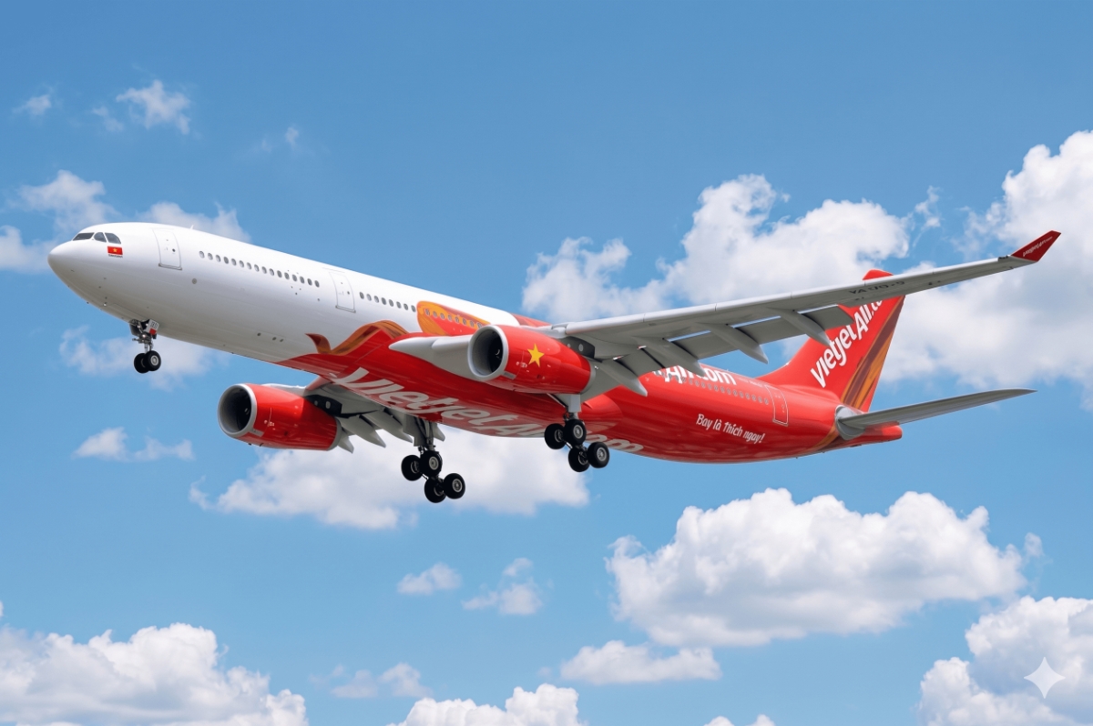 Chào đường bay mới, Vietjet mở bán hạng vé Eco tiết kiệm với giá chỉ từ 5.940.000 VNĐ (*) một chiều.