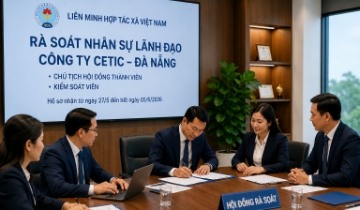 Liên minh HTX Việt Nam rà soát nhân sự bổ nhiệm lãnh đạo cho CETIC tại Đà Nẵng