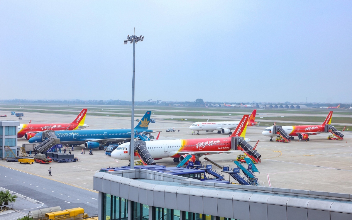 Khách quốc tế tăng mạnh đang tạo động lực tăng trưởng cho ngành hàng không.