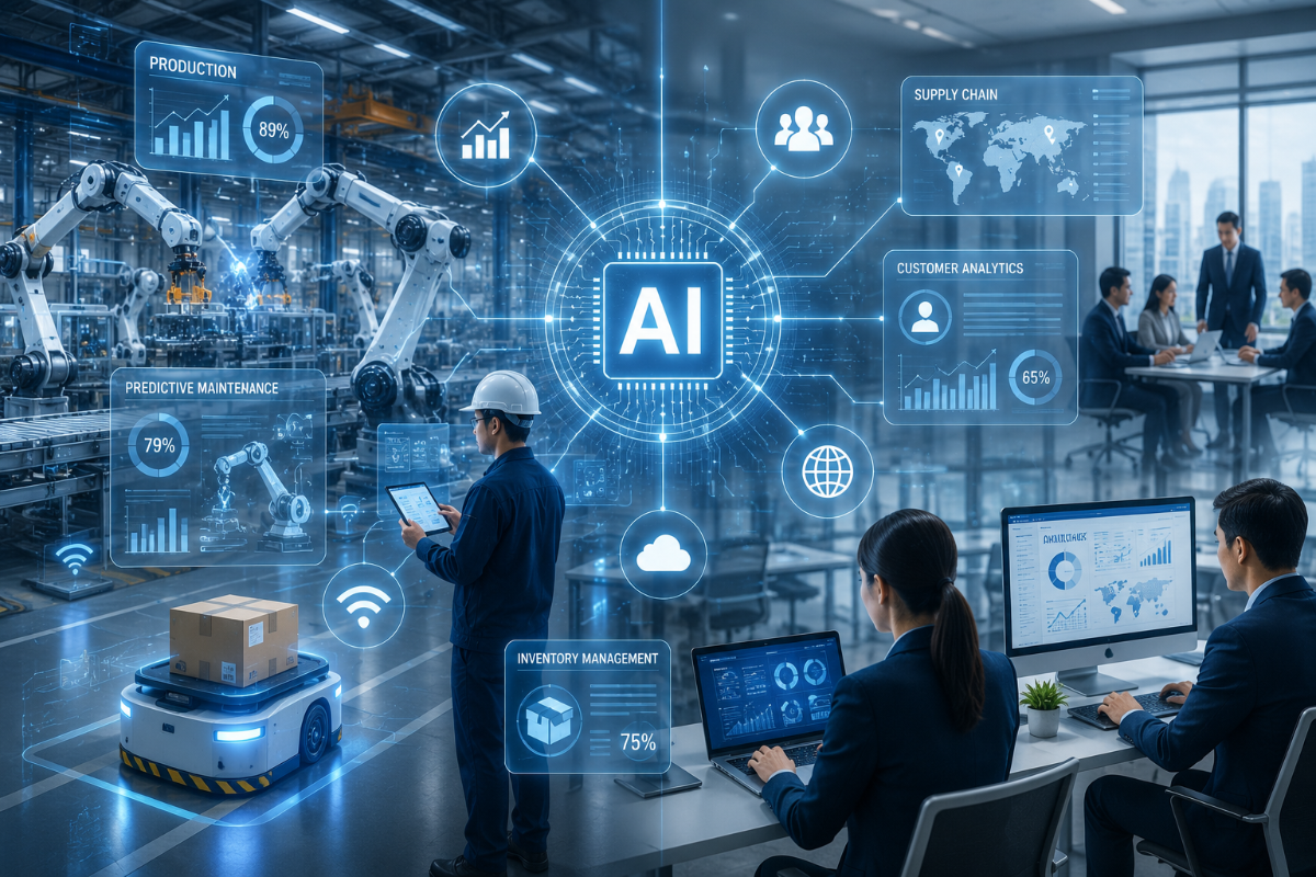 AI ngày càng hiện diện sâu rộng trong hoạt động sản xuất và kinh doanh.