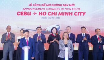 Vietjet mở đường bay thẳng TP.HCM – Cebu